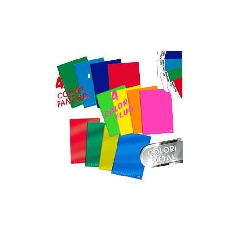 confezione da 12 pezzi - maxiquaderno a4 80gr 80fg+1 5mm c / margine copertina 250gr color 80 bm - Foto 1