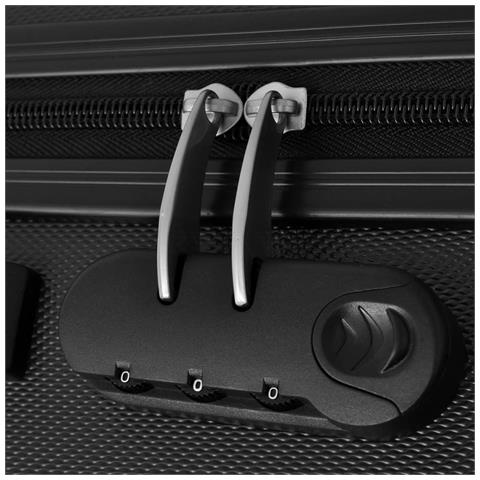 Set Trolley Rigidi 3 pz Nero - Foto 6