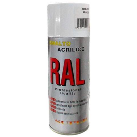 10 Bomboletta Di Vernice Spray Smalto Acrilico Arancio Arancione Ral2004 - Foto 1