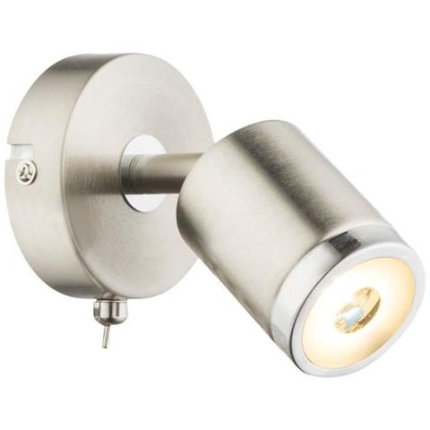 Globo Spot Led Nichel Opaco L14 x L8 x H12 cm - satinato - Foto 1