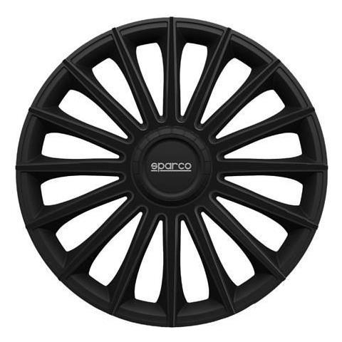 Spc1492bk Set Copricerchi Torino 35,6 cm Nero - Foto 1