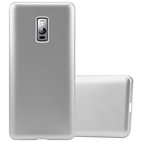 Custodia Compatibile Con Oneplus 2 In Argento Metallico - Coperchio Protettivo In Silicone Tpu Flessibile - Foto 1