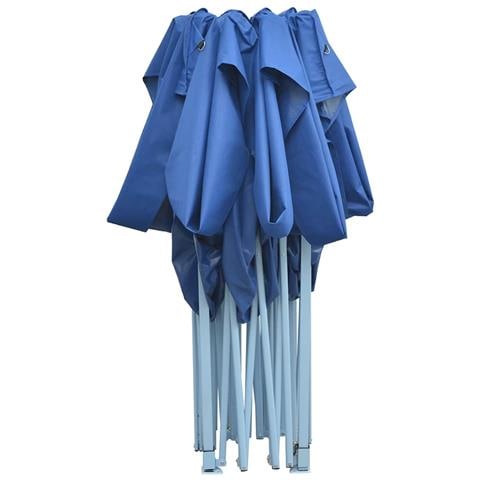 Gazebo Professionale Pieghevole 3x4m Acciaio Blu - Foto 2