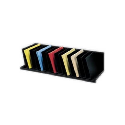 Reggilibri Con Separatori Fissi Inclinati Nero K421103 - Foto 1