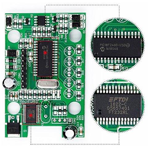 Elmconfig Usb obd Bf32302 Usb Chip Ftdi Compatibili Hs-can Ms-can Per Forscan Obd2 - Foto 4
