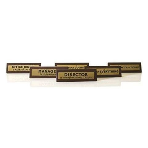 Fixer Di Tutto Cio Boxer Regali Novit Scrivania In Legno Warning Sign Humour Regalo Ufficio Per Collega Boss Pap 45 Centimetri X 175 Centimetri Brown Dk1041 - Foto 2