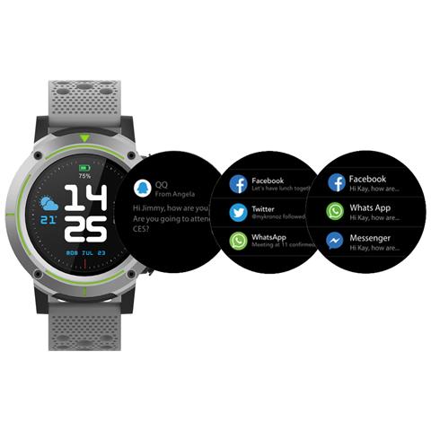 Orologio Intelligente Bluetooth Con Gps, Schermo Da 1,3 Pollici - Foto 14