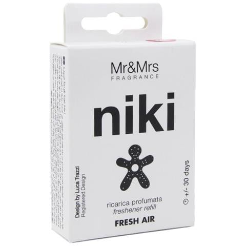 Niki Ricarica Deodorante Per Auto Jrnikibx003v00 Ricarica Per Profumo Per Auto, Aria Fresca, Nero - Foto 1