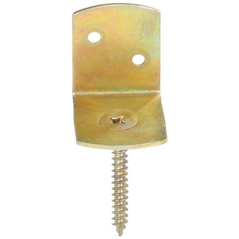 Staffe per Pannello di Recinzione 24 pz a L in Metallo Zincato - Foto 9