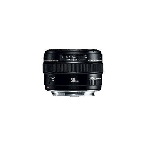 EF 50mm f / 1.4 USM, 7/6, 5 cm, 0,45m, Micro USM, Nero, 7,38 cm - Foto 1