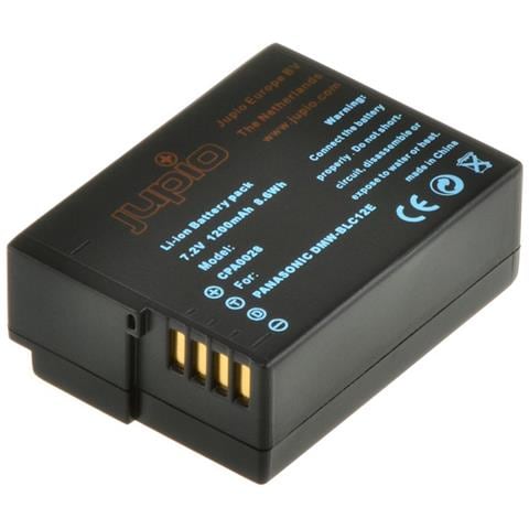 CPA0028, Ioni di litio, Fotocamera, Nero, Panasonic DMW-BLC12E, LUMIX DMC-G5KK, DMC-G6KK, DMC-FZ1000, DMC-FZ200K, DMC-G5KBODY, DMC-G5KKCP - Foto 2