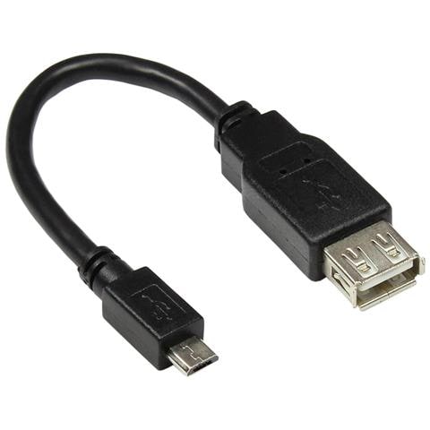 2511-OTG 0.1m Micro-USB B USB A Nero cavo USB - Foto 1