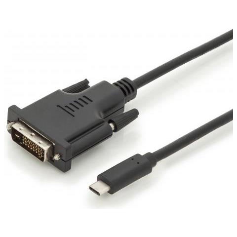 ASSMANN Electronic AK-300332-020-S cavo di interfaccia e adattatore USB-C DVI Nero - Foto 1
