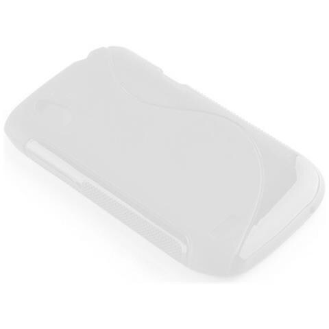 Custodia Compatibile Con Htc Desire V In Magnesio Bianco - Coperchio Protettivo In Silicone Tpu Flessibile - Foto 2