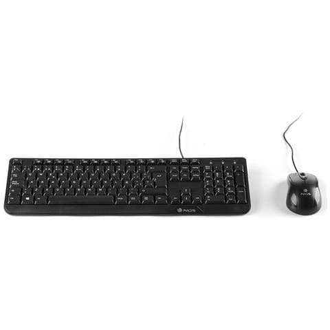 Cocoa Kit Tastiera USB Meccanica (Layout Italiano) + Mouse USB Ottico 1000 DPI Colore Nero  - Foto 2