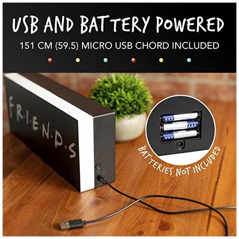 Lampada Friends Con Logo - Friends Logo Light - Paladone - Foto 8