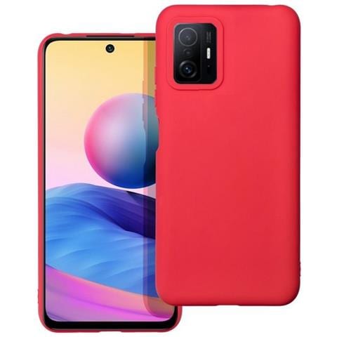 Custodia Tpu Silicone Cover Soft-case Per Xiaomi Redmi Note 11 Pro - 5g - Pro+ Red - Foto 1