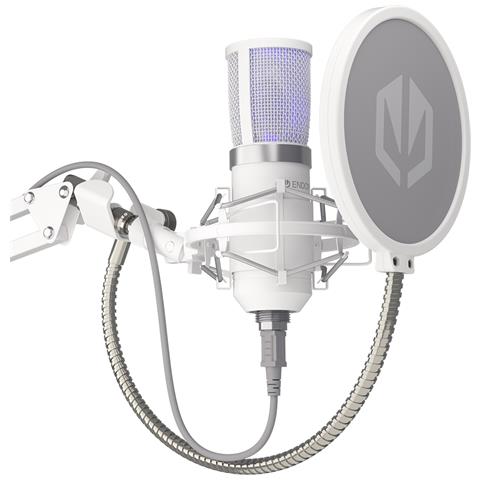 Solum Streaming Bianco Microfono per PC - Foto 1