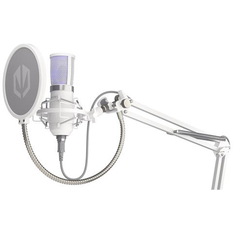 Solum Streaming Bianco Microfono per PC - Foto 11