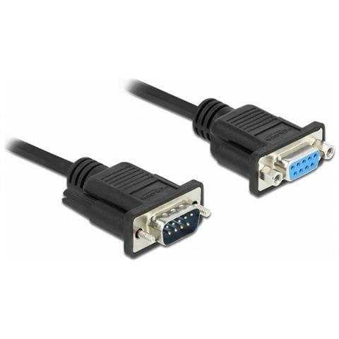 86579 Cavo Seriale Nero 2 M Rs-232 Sub-d9 - Foto 1