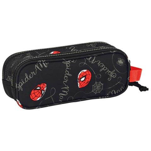 Case A Doppia Scuola Spiderman Hero Preto - Foto 1