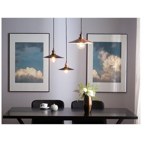 Set Di 3 Lampadari Swift Metallo Rame - Foto 1
