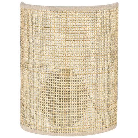 Applique Demitrie Rattan Naturale - Foto 2