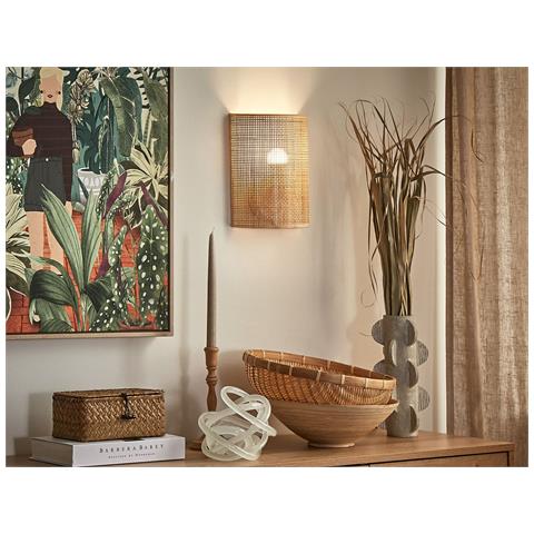 Applique Demitrie Rattan Naturale - Foto 1
