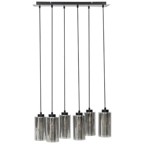 Lampadario Puriri Vetro Grigio - Foto 2