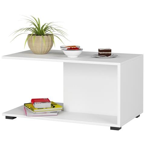 Tavolino da caff? MARGO, 90x50x45 cm, Colore Bianco - Foto 2