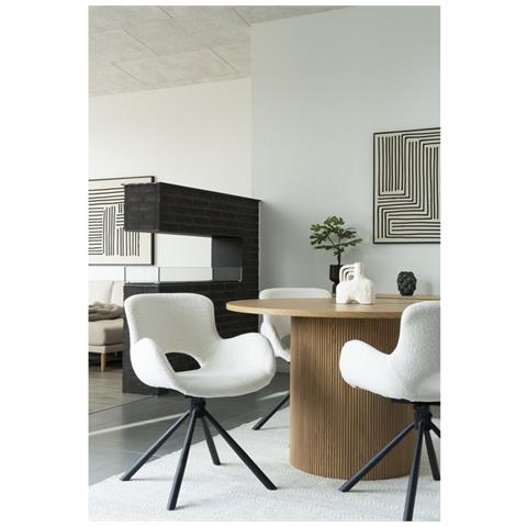 Set 2 Sedie Armorim - Bianco - Tessuto - 58x59x82,5 Cm - Foto 7