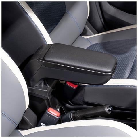 Armster S Bracciolo Adatto Per Fiat Doblo 2015-2023 [nero,pelle Vegana] Bracciolo Centrale Retrofittabile Con Vano Portaoggetti - Foto 2
