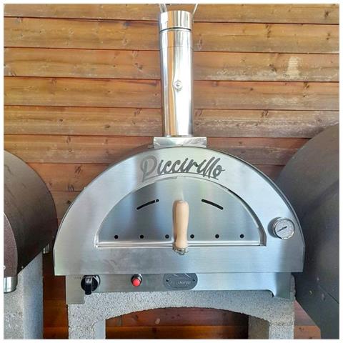 Forno Ibrido Legna E Gas Per Pizze A Cottura Diretta Su Pietra Bella Napoli Piccirillo - Foto 8
