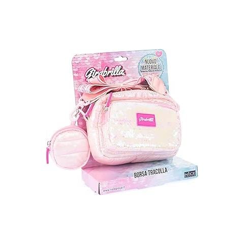 Girabrilla Puffer Borsa Pochette Rosa - Foto 1