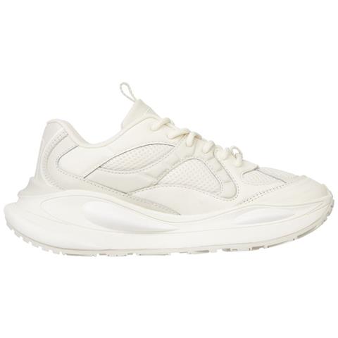 Fashion Runner Sport Shoe Sneakers Pelle Scarpe Donna Beige Eu 36, En0en02140 Aef - Foto 3