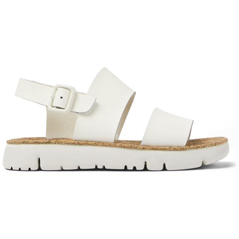 Lasted Sandals White Natural Sandali Pelle Di Mucca Scarpe Donna Bianco Eu 40, K201038-015 - Foto 2