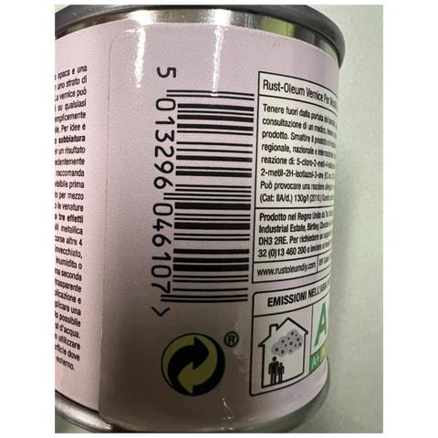 Rust-oleum - Vernice Legno Chalky Grafite 0,125l - Foto 2
