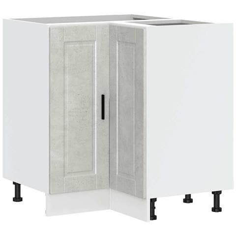 Base Ad Angolo Cucina Porto Grigio Cemento In Legno Multistrato - Foto 2