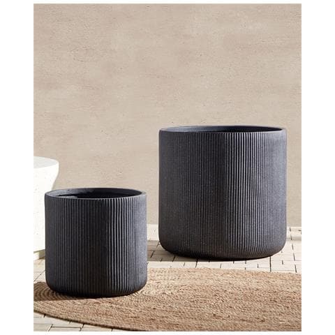 Vaso Per Piante Oreoi 55 Cm Grigio Grafite - Foto 1