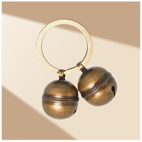 Elegante Campanello Per Animali Domestici Per Collari E Accessori Per Esterni Bronze - Foto 5