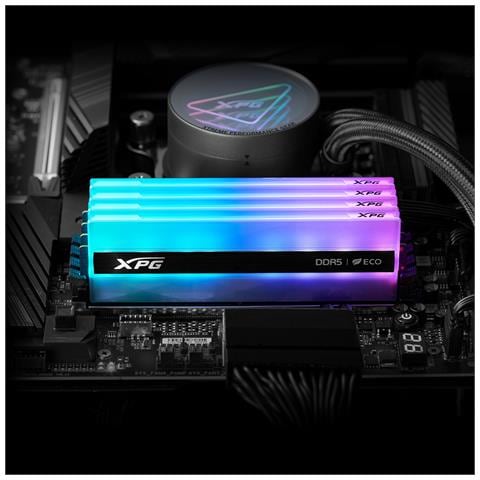 XPG LANCER RGB , 32 GB, 2 x 16 GB, DDR5, 6000 MHz, 288-pin DIMM, Multicolore - Foto 2