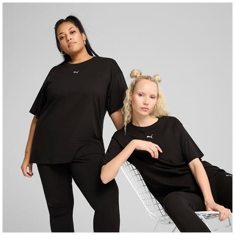 Ess Relaxed Tee 68497101, Donne, Nero, M - Foto 7