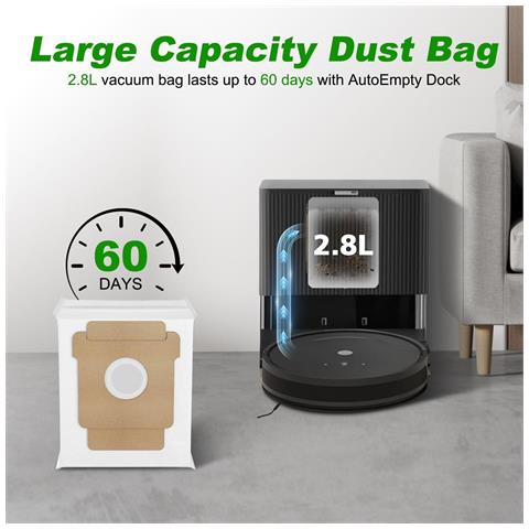 Confezione Da 10 Sacchetti Di Ricambio Compatibili Con Irobot Roomba Serie I E S - Foto 6