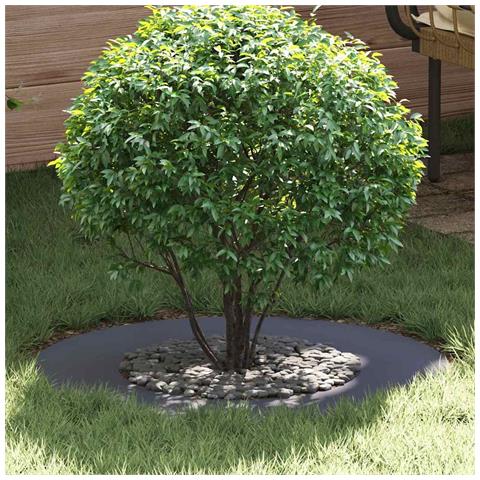 Anello piatto per albero Antracite Ø40 / 70 cm Acciaio - Foto 2