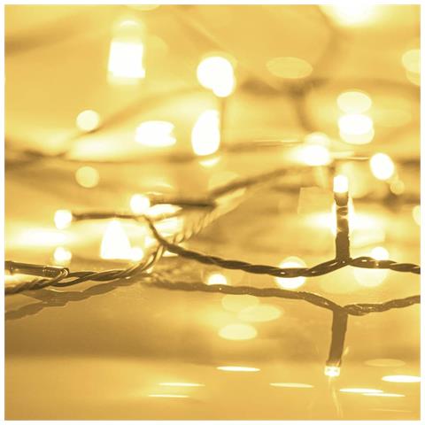 Lusso Casadino -  Stringa Di Luci Con 300 Led Bianco Caldo 30 M In Pvc - Foto 2