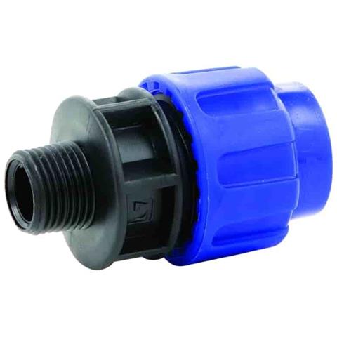 Raccordo Tubo Pe  Pp  Giunto 25 X 1  Ag  Raccordi A Compressione - Foto 1