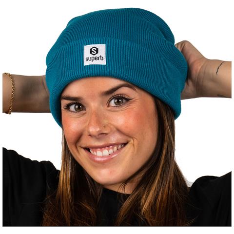 Cappello Lavorato A Maglia Con Logo Ricamato Unisex Sprbg-003 - Foto 2
