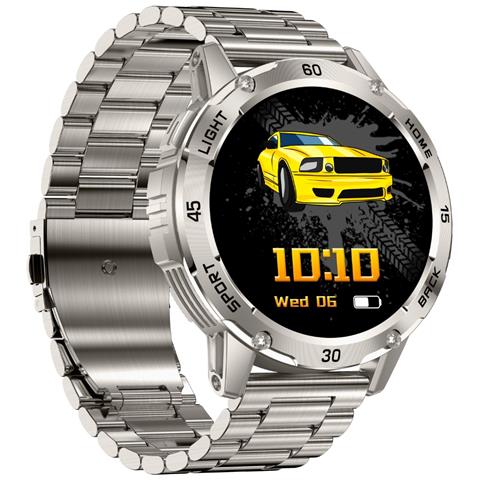Smartwatch Multifunzionale Con Monitoraggio Della Frequenza Cardiaca E Dell'ossigeno Nel Sangue Compatibile Con Huawei, Samsung, Apple, Garmin Silver - Foto 1