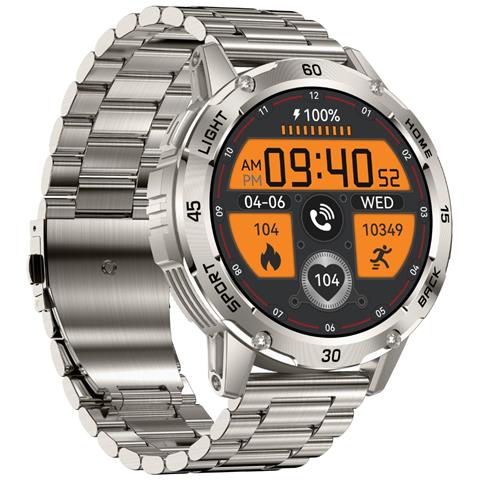 Smartwatch Multifunzionale Con Monitoraggio Della Frequenza Cardiaca E Dell'ossigeno Nel Sangue Compatibile Con Huawei, Samsung, Apple, Garmin Silver - Foto 6