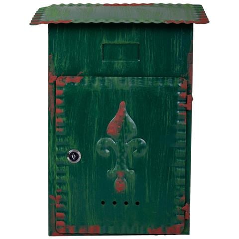 Cassetta Postale In Metallo Verde 27x11x37h - Foto 2